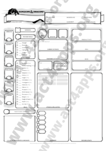 Fully Loaded 5e Character Sheet Dnd Character Sheet Character Sheet Images